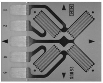扭矩傳感器上的應(yīng)變計